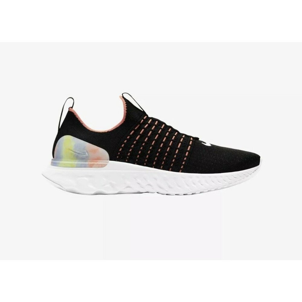 Nike React Phantom Run FK 2 Flyknit Black/Mango Running Shoes Women’s